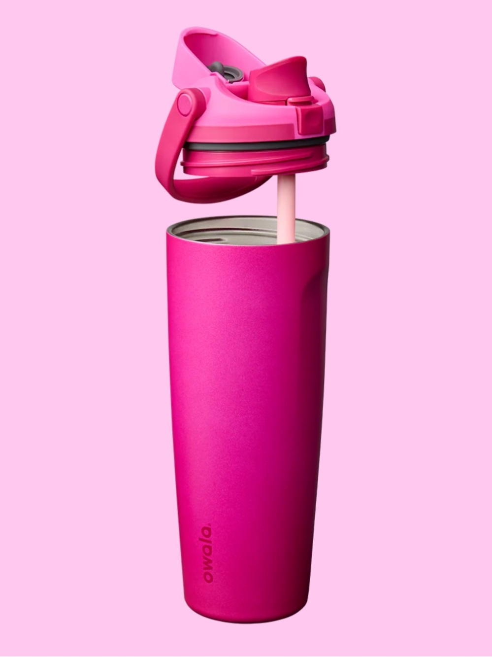 Owala Pink Insulated Travel Bottle - Picture 2 of 4